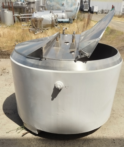 Gallon Cherry Burrell Stainless Steel Jacketed Vat Pasteurizer