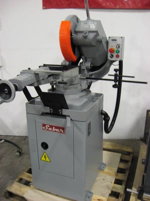 14" Saber #CS-350-1, cold saw, 3 HP, left & right miter, new - Image 1
