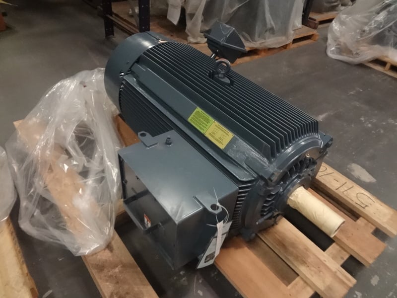 350 HP 1800 RPM Siemens / GE, Frame 449T, TEFC, new, 2300/4000 Volts (2 ...