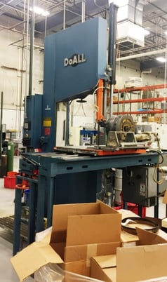 Image 1 for 35" x 16" DoAll #D-900, vertical diamond band saw, 16" work height, 15 HP, 278" L band, 2012, #22120