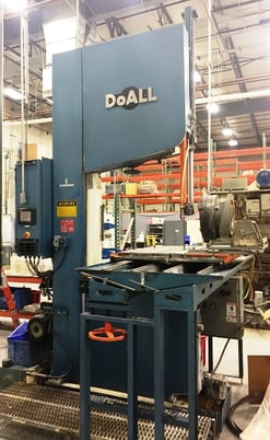 Image 2 for 35" x 16" DoAll #D-900, vertical diamond band saw, 16" work height, 15 HP, 278" L band, 2012, #22120
