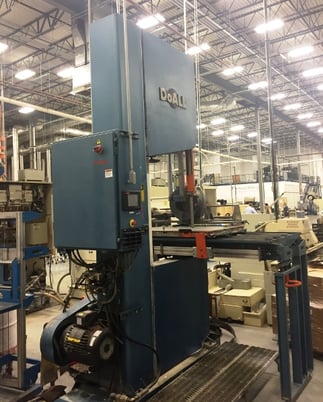 Image 4 for 35" x 16" DoAll #D-900, vertical diamond band saw, 16" work height, 15 HP, 278" L band, 2012, #22120