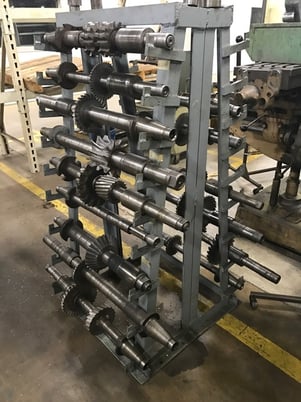 Heckert #FW-315, horizontal mill, #50, 28-1400 RPM, automatic cycle, R &F, DRP - Image 4