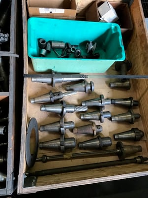 Heckert #FW-315, horizontal mill, #50, 28-1400 RPM, automatic cycle, R &F, DRP - Image 5