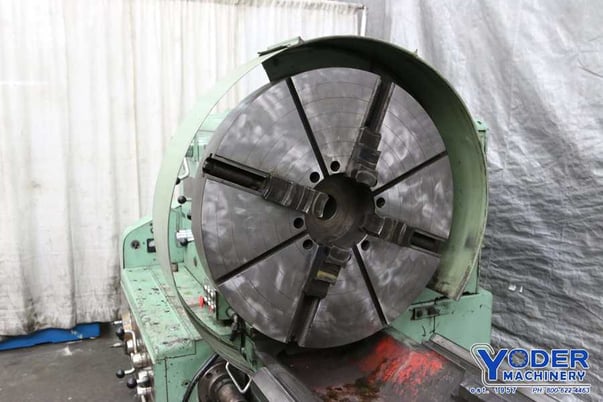 40" x 192" Stanko #165x5000, gap bed engine lathe, 26" SOCS, 4-jaw 39" chk, 1975, #69387 - Image 4