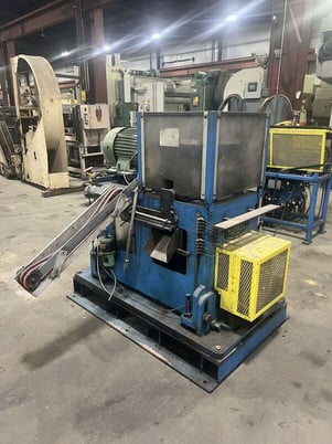 25 Ton, Tishken #C0-8-4-12, 3 stroke, 5" max. width, air clutch, serial #15313 973, #13770J - Image 2