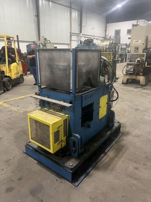 25 Ton, Tishken #C0-8-4-12, 3 stroke, 5" max. width, air clutch, serial #15313 973, #13770J - Image 6