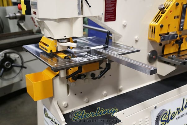 5-1/8" x 5-1/8" x 1/2" Geka #Hydracrop-80SD, 88 ton, hydraulic, 5 stations, foot pedals, New - Image 4