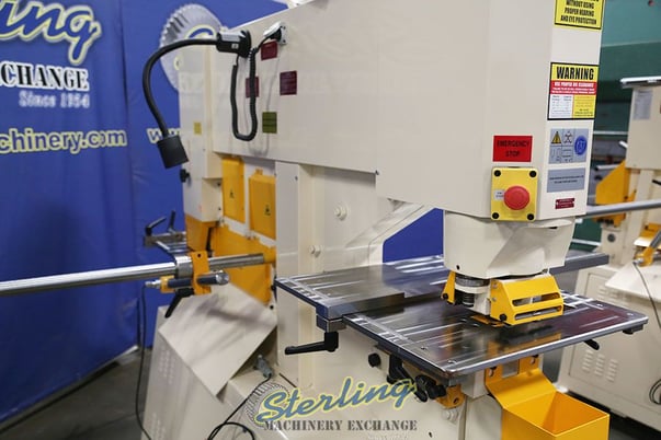 5-1/8" x 5-1/8" x 1/2" Geka #Hydracrop-80SD, 88 ton, hydraulic, 5 stations, foot pedals, New - Image 6