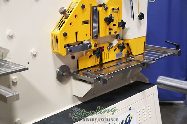 5-1/8" x 5-1/8" x 1/2" Geka #Hydracrop-80SD, 88 ton, hydraulic, 5 stations, foot pedals, New - Image 9