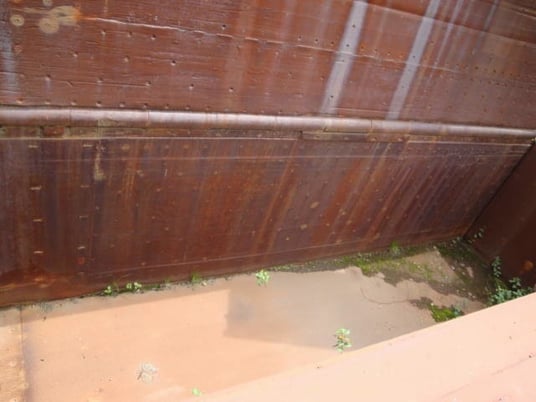 Harris #TG2101, baler, approximate specifications: automatic cycling (3) 100 HP motors, 60" x 72" x 240** - Image 5