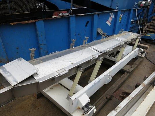 12" wide x 10' long, Link-Belt feeder, used - Image 2