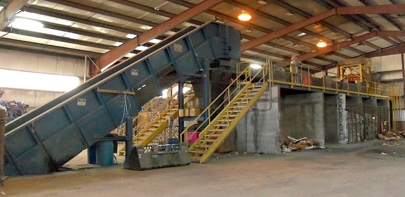 Hustler sortline with platform, used - Image 1
