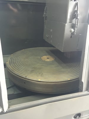 Mattison #24, rotary surface grinder, 42" chuck, 22" segmented wheel, automatic lube, wheel dresser, powered - Image 2