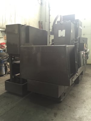 Mattison #24, rotary surface grinder, 42" chuck, 22" segmented wheel, automatic lube, wheel dresser, powered - Image 4