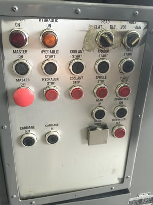 Mattison #24, rotary surface grinder, 42" chuck, 22" segmented wheel, automatic lube, wheel dresser, powered - Image 6