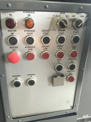 Mattison #24, rotary surface grinder, 42" chuck, 22" segmented wheel, automatic lube, wheel dresser, powered - Image 7