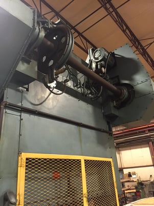 200 Ton, South Bend #S2-200-72x48 BGAC, straight side double crank press, 8" stroke, 30 SPM, air clutch & - Image 3
