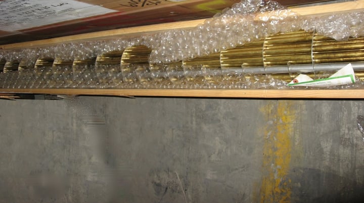 Andale heat exchanger tube bundle, 6-2-70-201500, For G.E. 1500 KW turbine generator lube oil cooler, 75 psig - Image 1