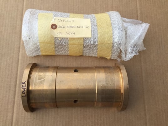 Warren bearing, sleeve, upper & lower, main circ pump type 25 VP, propeller pump, TDH discharge - Image 2