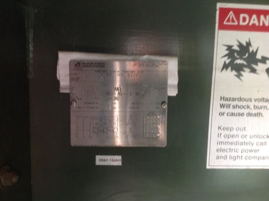 500 KVA 13800 Delta Primary, 480 Delta Secondary, Mcgraw-Edison Edison, pad mount, dead/loop - Image 2