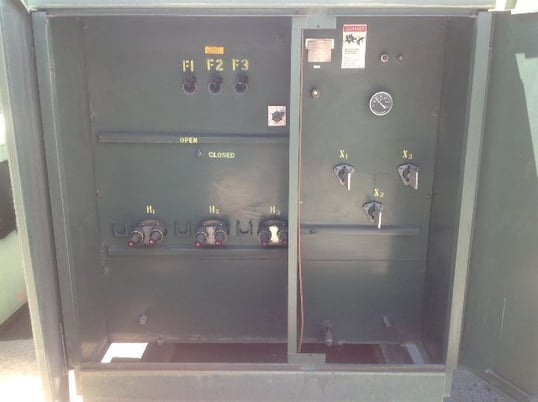 500 KVA 13800 Delta Primary, 480 Delta Secondary, Mcgraw-Edison Edison, pad mount, dead/loop - Image 3