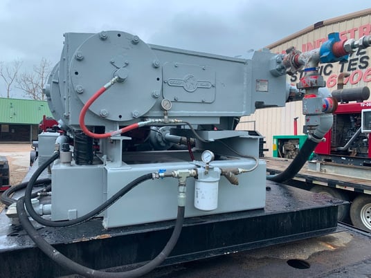 337 GPM @ 10000 psi, Gardner Denver 600 w/3.5" plungers, well service pump, 500 HP - Image 4