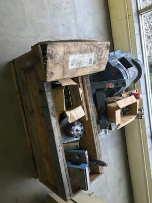 Langbow #TM38, adjustable twin head vertical bender, 72" CC, 1-1/2" tube, wheel well bender tooling, 1999 - Image 4