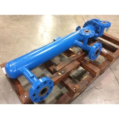 J.F.D. Tube & Coil Products shell & tube heat exchanger condenser, serial #11065, unused, #14742 - Image 3