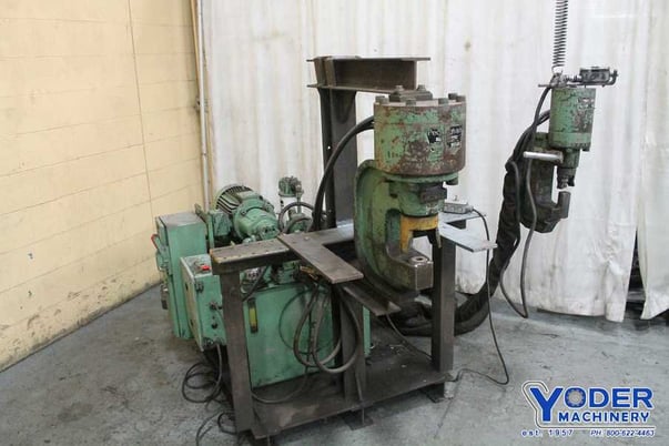 60 Ton, Peddinghaus #PF-60, hydraulic webb & flange, pendant control, 10 HP, #66282 - Image 3