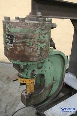 60 Ton, Peddinghaus #PF-60, hydraulic webb & flange, pendant control, 10 HP, #66282 - Image 7