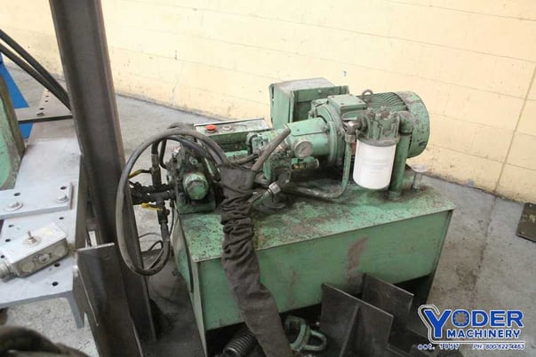 60 Ton, Peddinghaus #PF-60, hydraulic webb & flange, pendant control, 10 HP, #66282 - Image 8