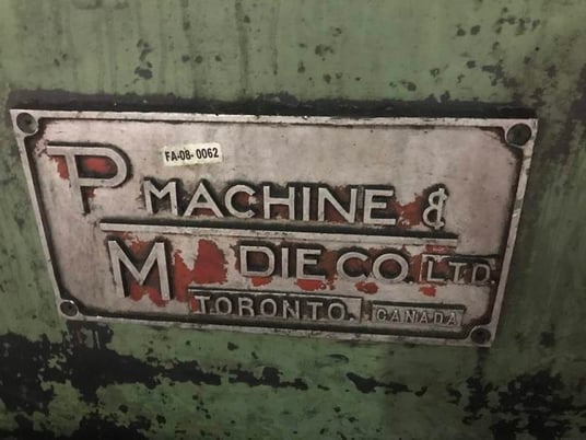 21 Stand, PM Machine Tool rollformer, 4-1/2" arbor, 60" roll space, egual gearing, #70354 - Image 10