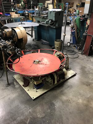 Nilson #S-2, 4-slide machine, 10" maximum feed length, 1/8" wire diameter, wire feed, from service, 1977, Tag - Image 5