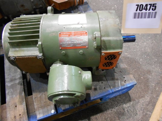 5 HP 1800 RPM General Electric, Frame 218AT, DPFG-SV, 500 VA, 150/300 VF - Image 6