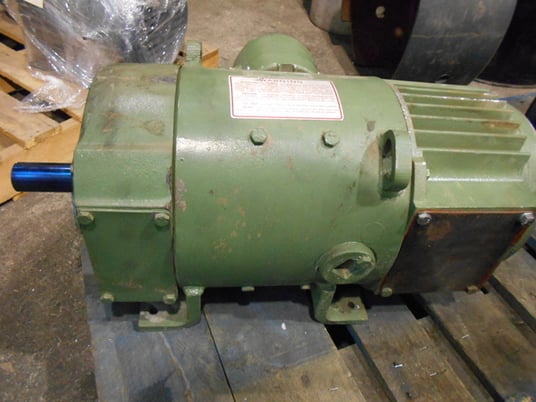 5 HP 1800 RPM General Electric, Frame 218AT, DPFG-SV, 500 VA, 150/300 VF - Image 7