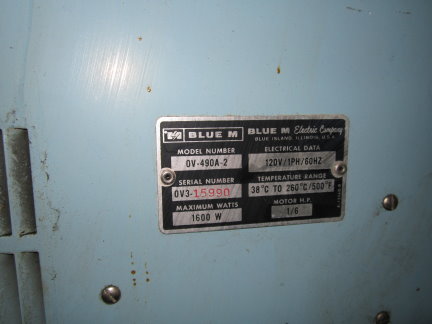 20" width x 15" H x 15" D Blue M, 120 volt, rated at 1600 watts - Image 3