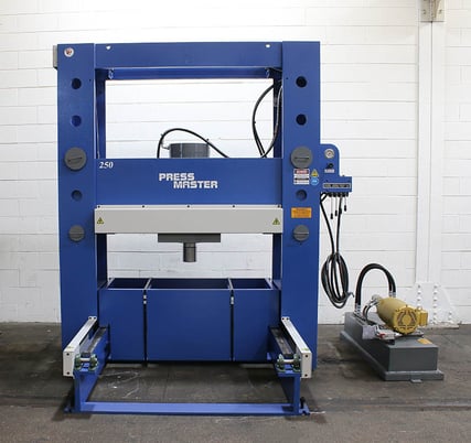 250 Ton, Press Master #RTP-250T, 16" stroke, H-Frame hydraulic press, 4-Axis, #151550 - Image 1