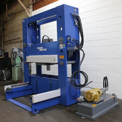 250 Ton, Press Master #RTP-250T, 16" stroke, H-Frame hydraulic press, 4-Axis, #151550 - Image 3
