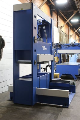250 Ton, Press Master #RTP-250T, 16" stroke, H-Frame hydraulic press, 4-Axis, #151550 - Image 4