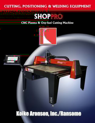 Koike #ShopPro, 5' x 10' water table, Hypertherm Powermax 85 (others avail), new - Image 1