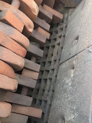 Stedman hammermill-crusher, 32" x  44", heavy duty flywheel, heavy duty steel base, 600-900 RPM, used - Image 6