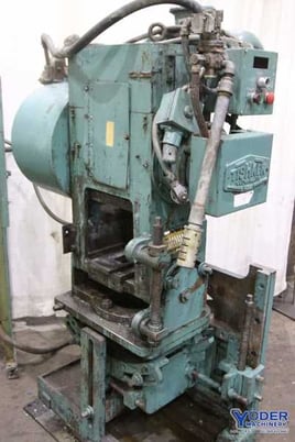 25 Ton, Tishken #COT-8 Cutomatic cut off press, 2.5 stroke, air clutch & brake, #70958 - Image 3