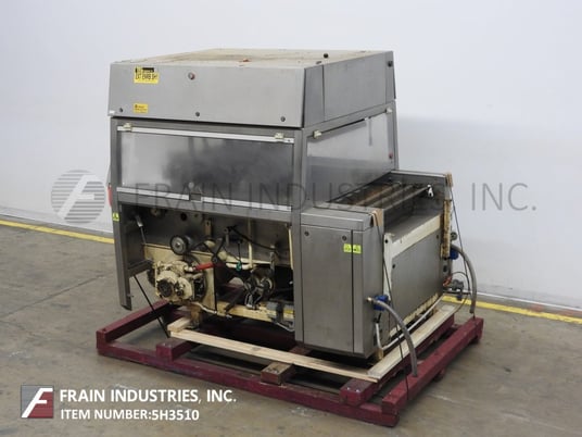 Sollich #EMM-820, 32" wide, Stainless Steel top & bottom chocolate enrober, 32" W x 72" L wire mesh conveyor - Image 1