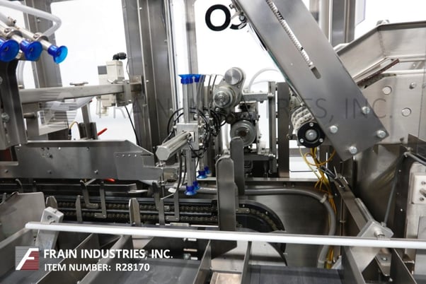 Adco #12IAL25SS, automatic, horizontal Stainless Steel, intermittent motion, Nordson Problue hot melt glue - Image 2