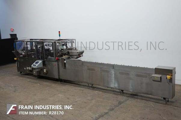 Adco #12IAL25SS, automatic, horizontal Stainless Steel, intermittent motion, Nordson Problue hot melt glue - Image 5