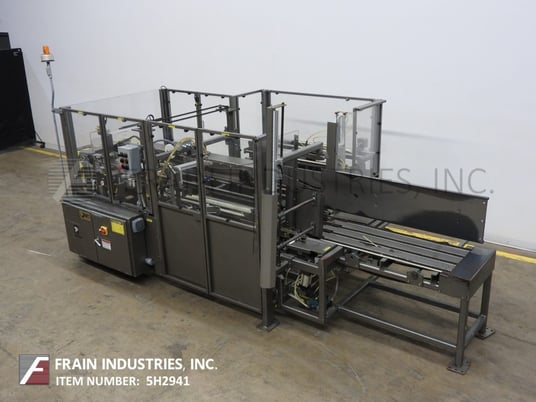 Pearson #R23501, automatic, case erector and tape bottom sealer, 1-35 cases per minute - Image 5
