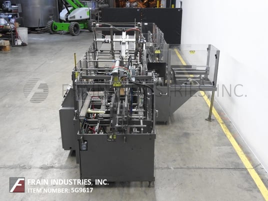 Thiele #410, automatic, horiztontal, case erector, packer and hot melt glue sealer, 5-20 cases per minute, 3 - Image 3
