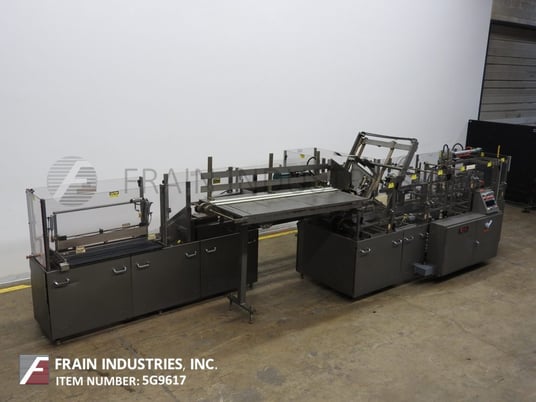 Thiele #410, automatic, horiztontal, case erector, packer and hot melt glue sealer, 5-20 cases per minute, 3 - Image 5