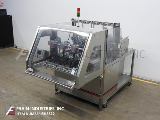 Delkor #TF-1504SS, automatic, Stainless Steel, (4) head, tray former, 10-55 cycles per minute - Image 5